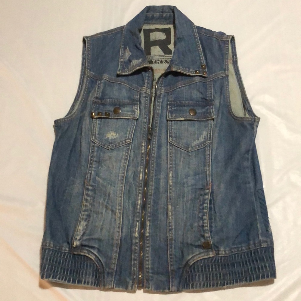 Jean Zip Down Vest